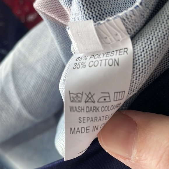 Chevron stripe silky feel top with wide neck - Picture 3 of 3